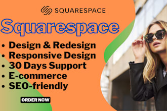 squarespace website design, squarespace website, redesign squarespace website