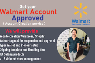 setup walmart marketplace and get your account approved