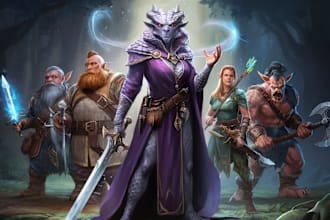 make dnd character and dnd party character