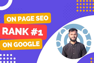 do on page optimization or on page SEO for wordpress, wix, shopify, squarespace