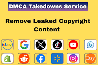 takedown content on tiktok,ig,fb,google,reddit,onlyfans,x,etsy,ebay under dmca