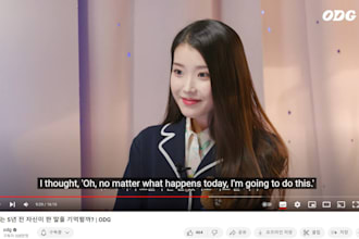 add korean and english subtitle for your video
