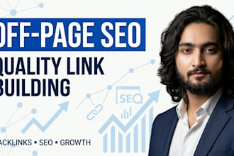 do professional off page SEO and high quality link building
