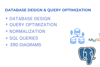 do database sql, my sql queries, erd and query optimization