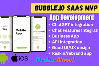 bubble io developer build bubble mvp app develop bubble, figma to bubble