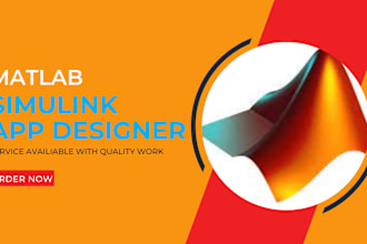 do matlab programming, gui and simulink