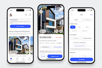 build real estate app, property management app, realtor app, real estate website