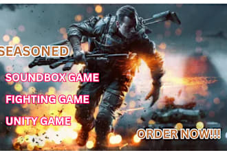 develop soundbox game fighting game and unity game