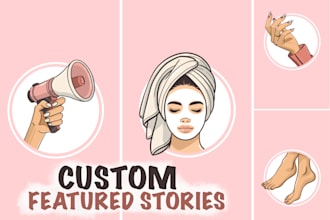 create your custom instagram story highlights