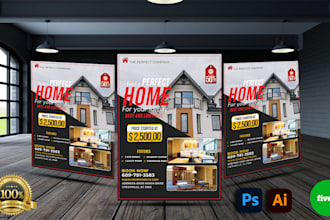create outstanding school, fitness, health, reaiestate flyers with high quality