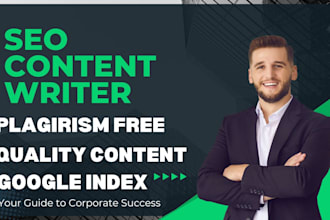 be your SEO content writer and article writer for your blog