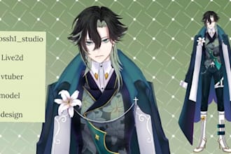 design best quality live2d model, vtuber, live2d, furry model, 2d rigging, vtube