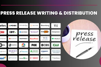 do press release writing, press release distribution, submit press release