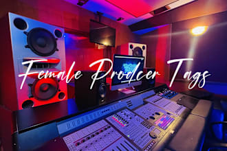 record and mix custom female producer tags