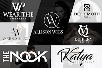 do luxury clothing, fashion, beauty and cosmetic logo design
