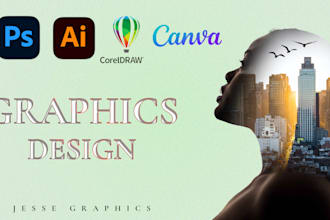 do any graphic design logo design project in photoshop illustrator indesign