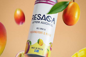 create modern product labels for your supplement and beverage products
