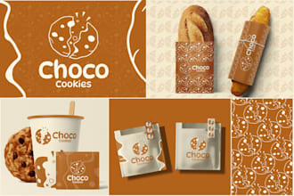 do company logo design, brand identity with brand style guide and branding kit