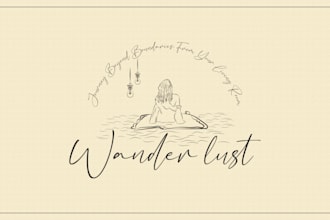 do feminine creative hand drawn detailed line art logo desing in 12 hrs free rev