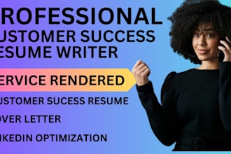 write customer success manager resume, intern, associate and director cv