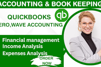 quickbooks bookkeeping, setup quickbooks xero wave accounting online