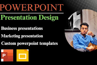 design a powerpoint presentation template, and google slides