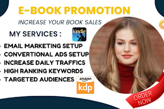 do ebook promotion KDP promotion amazon and kindle marketing to get sales