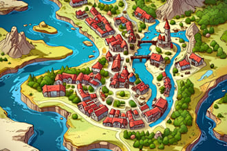 create your fantasy city map