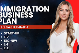 write immigration business plan for eb2 niw e2 l1