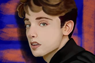 draw you a semi realism portrait