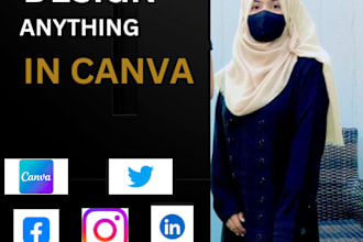 create logo ,social media post, mug, t shirts, and resume, all canva design