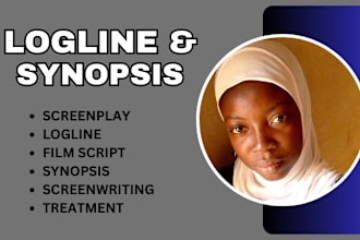 write a logline synopsis for your screenplay movie script film script