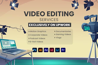 provide high retention youtube video editing with cinematic color grading