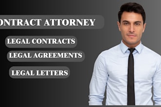 be your lawyer for business contract, legal agreement, nda