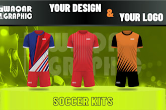 do football jersey design and fit to pattern design and be your graphic designer