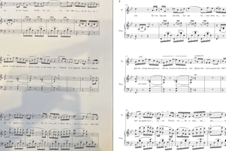 transpose your sheet music to a different key