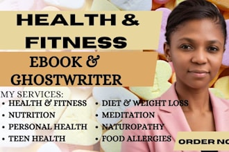 write, format amazon kindle health dieting book kdp ebook writer ghostwriter
