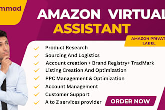 do amazon fba product research and private label as your VA