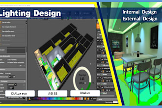 do lighting designs with dialux evo and agi 32