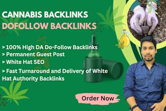 create white hat cannabis backlinks, cbd guest post, high da link building