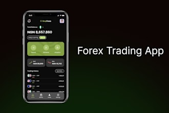 create a forex trading app, crypto trading app like vantage fx, etoro