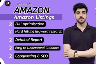 do expert amazon listing creation and SEO optimization