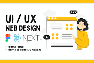 convert figma to react js next js website