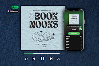 podcast cover or cover art design for your business