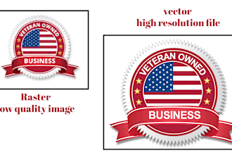 vectorize image, recreate, trace replicate logo to vector