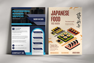 design a professional and creative flyer