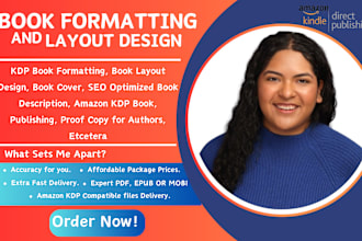 kindle book formatting and layout design ebook design for amazon book publishing