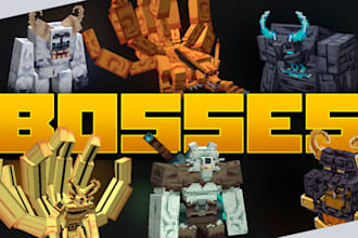make blockbench bosses and entities for your minecraft