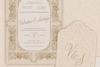 design beautiful wedding stationary