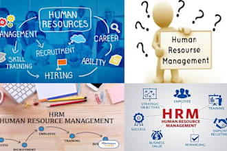 do human resource management research, case studies, and employee handbook